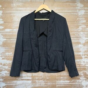 J. Crew Going Out Blazer Gramercy Twill Black Career Work Wear Casual Womens 4
